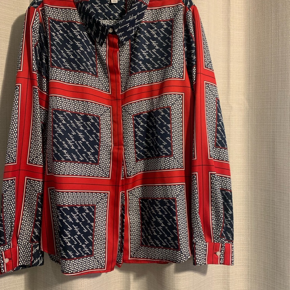 Stylish Red and Blue Men's Shirt